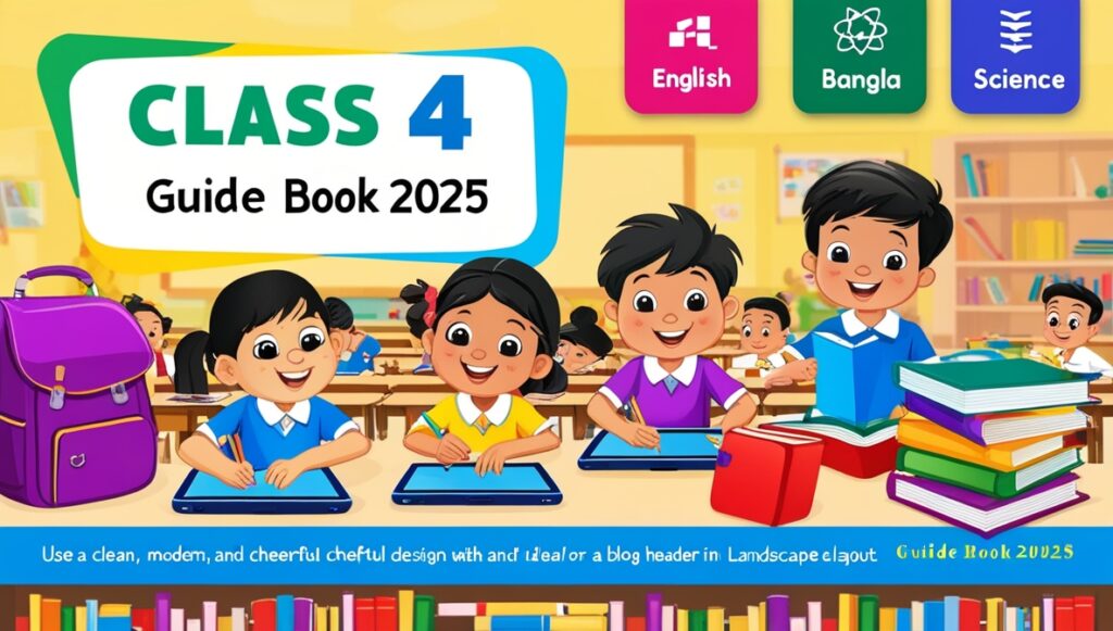 Class 4 Guide Book 2025 – সব বিষয়ের ফ্রি অ্যাপ