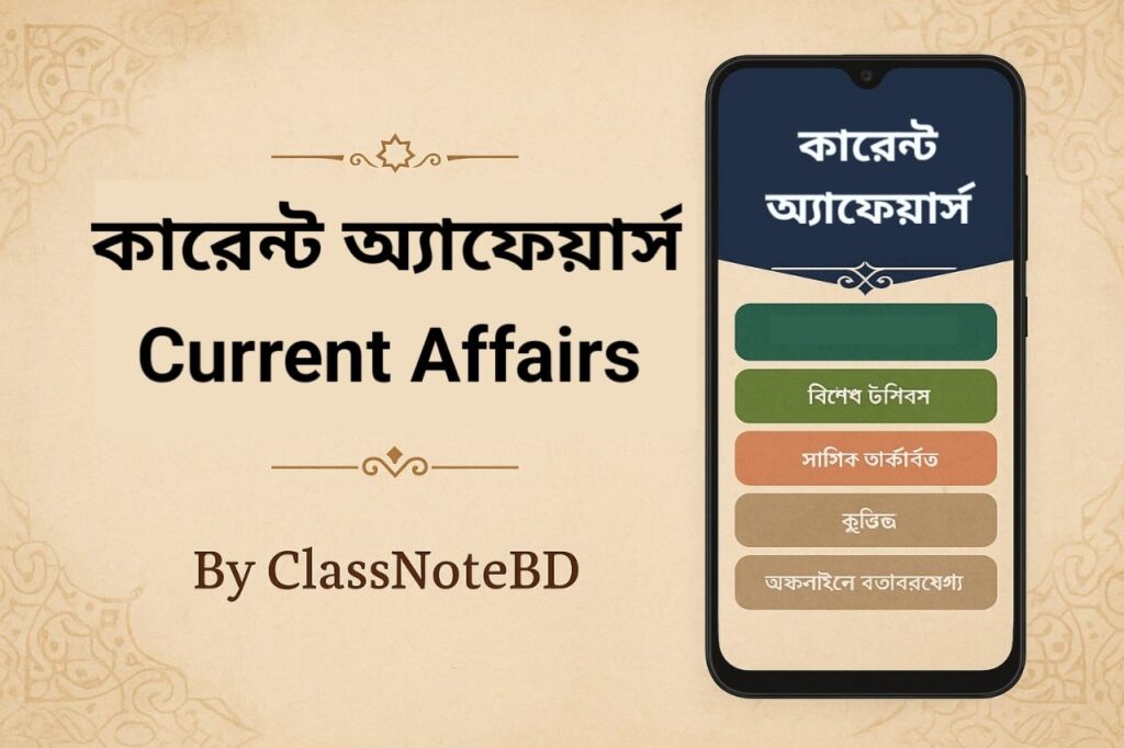 Current Affairs 2025: বাংলাদেশের সেরা কারেন্ট অ্যাফেয়ার্স অ্যাপ!