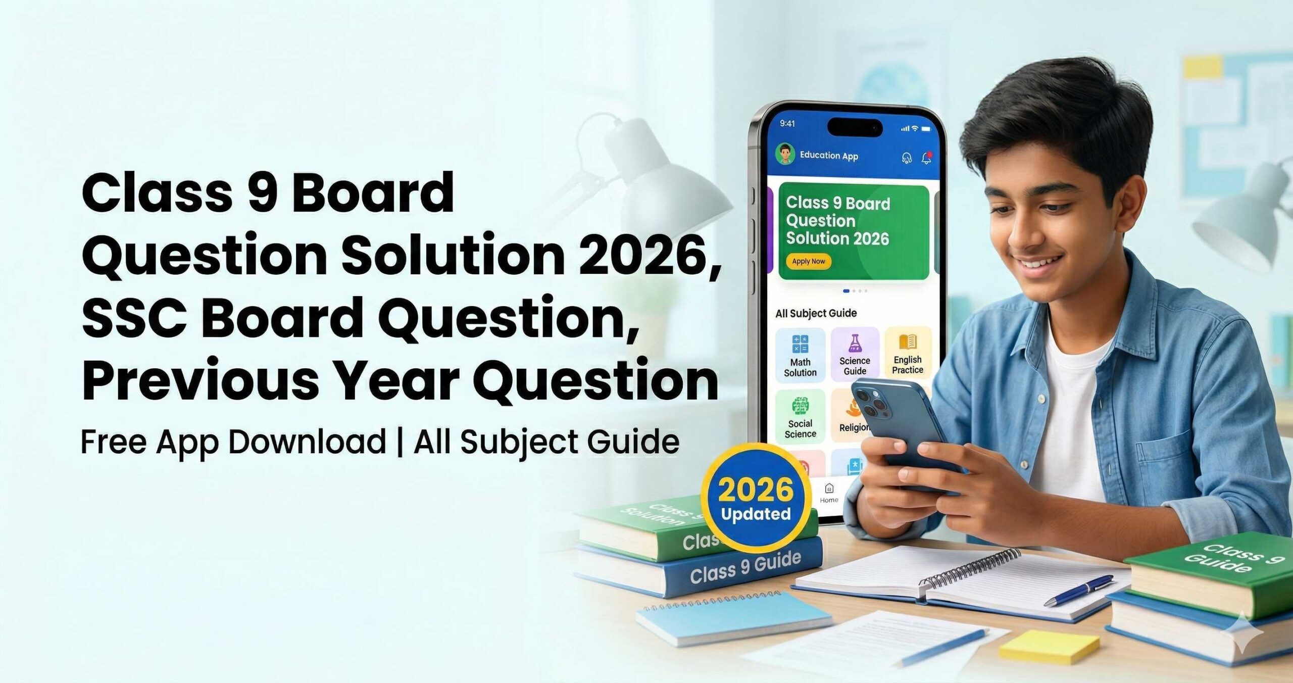 Class 9 Board Question Solution 2026, বাংলাদেশ SSC পরীক্ষার্থীদের জন্য