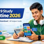 Class 9 Study Routine 2026