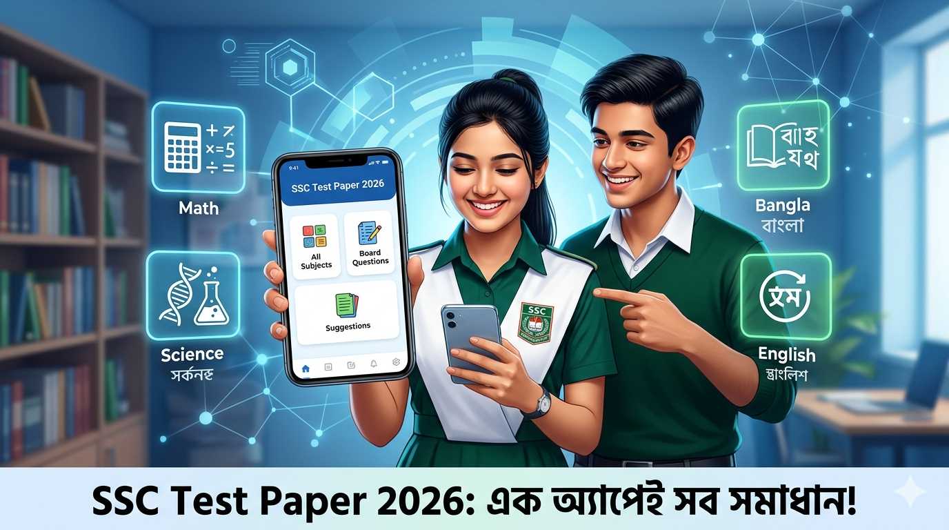 SSC Test Paper 2026 All Subject App - SSC Preparation 2026 Bangladesh