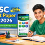 SSC Test Paper 2026