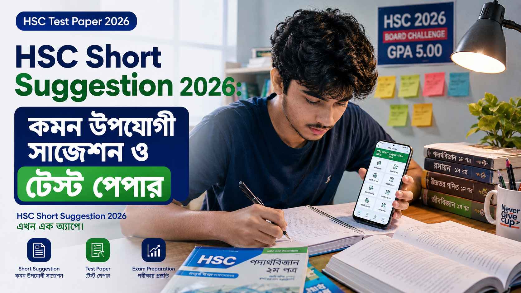 HSC Test Paper 2026 Study App – সকল বিষয়ের সাজেশন এক অ্যাপে