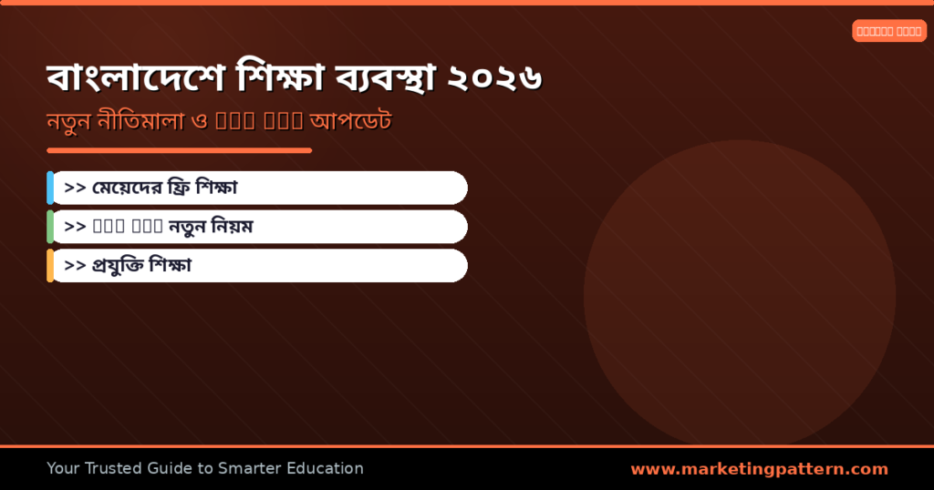 বাংলাদেশে শিক্ষা ব্যবস্থায় ২০৬: নতুন নীতিমালা, মেয়েদের ফ্রি শিক্ষা ও HSC/SSC পরীক্ষা আপডেট