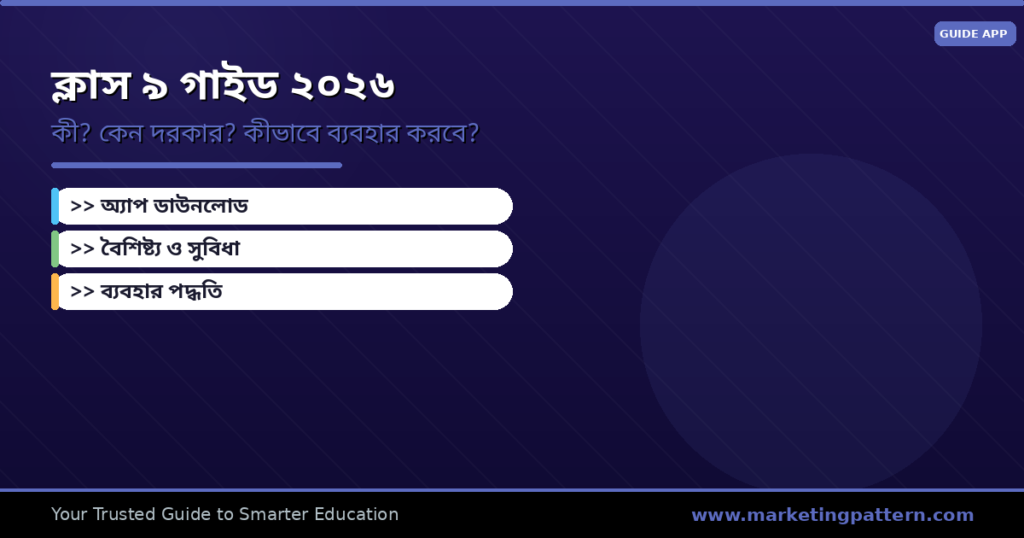 Class 9 Guide All Subject 2026 কী? কেন দরকার? কীভাবে ব্যবহার করবে? — সম্পূর্ণ গাইড