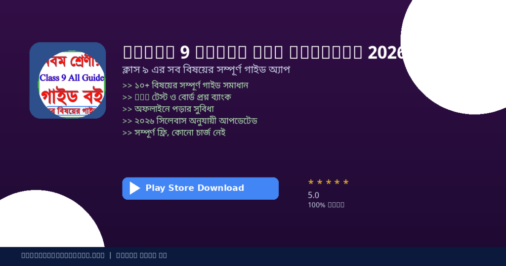 Class 9 Guide All Subject 2026 — Complete Guide App